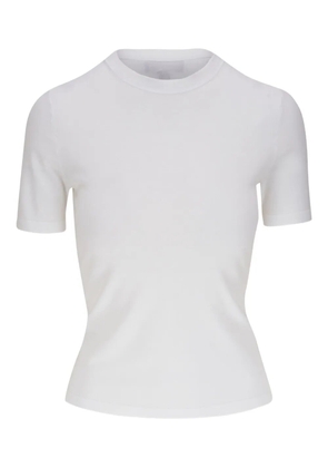 Michael Kors short-sleeve ribbed top - White