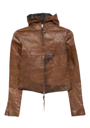 Ma+ leather jacket - Brown