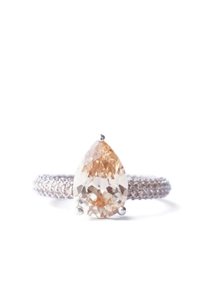 Izabel Display Mega Drop ring - Silver