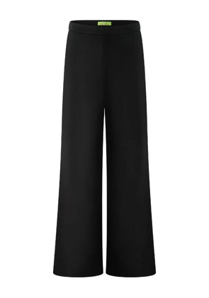 Shanghai Tang button-embellished jersey trousers - Black