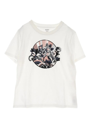 Hermès Pre-Owned 2020s cotton T-shirt - White