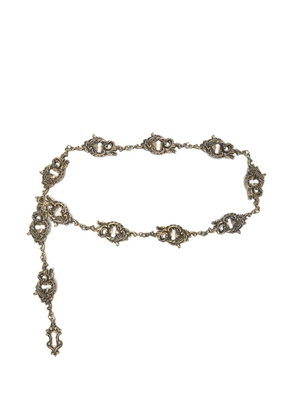 Moschino Pre-Owned 2000s baroque-chain belt - Gold