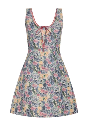 Markarian cecilia mini ikat scoop neck dress - Neutrals