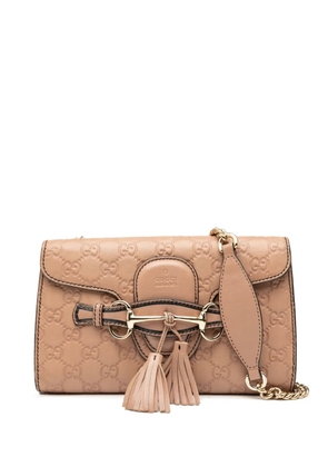 Gucci Pre-Owned 2016-2025 Small Guccissima Emily crossbody bag - Brown
