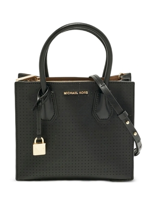 Michael Kors Vintage Mercer perforated leather tote - Black