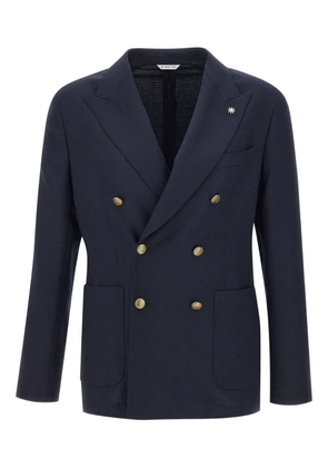 Manuel Ritz x Marzotto wool blazer - Blue