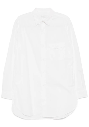 Yohji Yamamoto chest button fastening pocket shirt - White