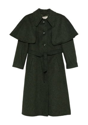 A.N.G.E.L.O. Vintage Cult 1970s cape-design belted coat - Green