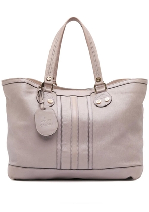 Gucci Pre-Owned 2016-2025 Large Pebbled Calfskin Sunset tote bag - Purple