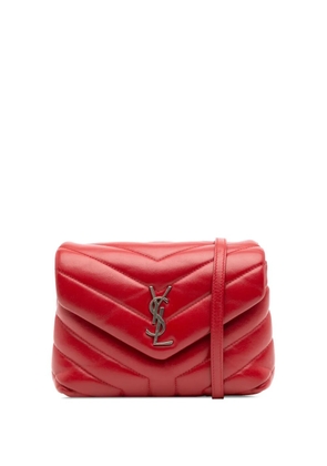 Saint Laurent Pre-Owned 2018 Toy Matelasse Leather Monogram LouLou crossbody bag - Red