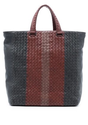 Bottega Veneta Pre-Owned 2012-2025 Tricolor Nappa Intrecciato Convertible Tote satchel - Grey