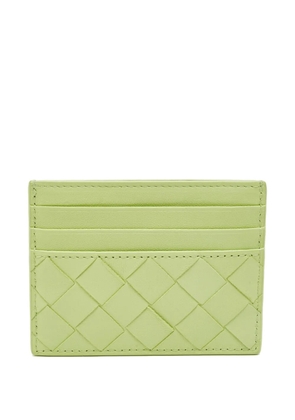 Bottega Veneta Pre-Owned leather intrecciato card holder - Green
