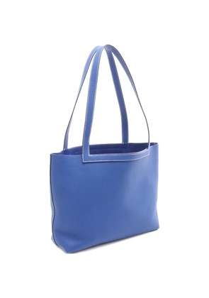 Hermès Pre-Owned 2022 31 Cabasselier leather shoulder bag - Blue