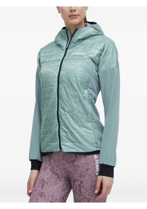 adidas quilted hooded jacket - Green