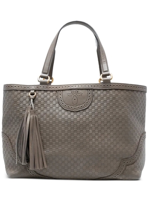 Gucci Pre-Owned 2016-2025 Large Microguccissima Brogue Duilio tote bag - Brown