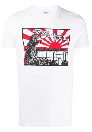 DONDUP dinosaur print T-shirt - White