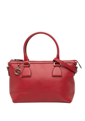 Gucci Pre-Owned 2016-2025 Dollar Calfskin GG Charm satchel - Red