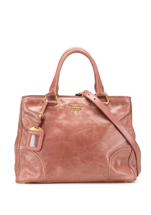 Prada Pre-Owned 2010-2024 Vitello Shine satchel - Pink