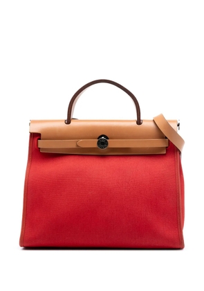 Hermès Pre-Owned 2016 Toile Herbag Zip 31 satchel - Brown