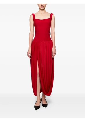 Atu Body Couture scoop-neck midi dress - Red