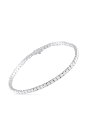 LB Exclusive 14K White Gold embellished tennis bracelet