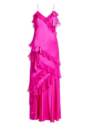 LoveShackFancy ruffle maxi dress - Pink