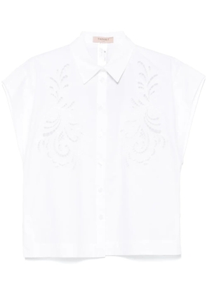 TWINSET embroidered shirt - White