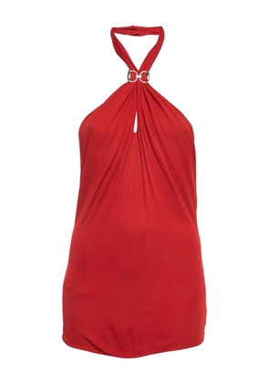 Gucci Pre-Owned Horsebit halterneck top - Red