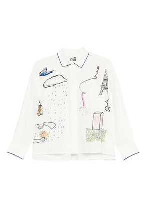 mii cotton shirt - White