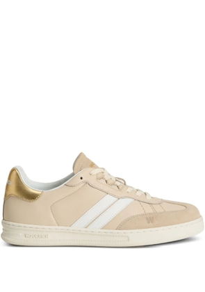 Woolrich leather stripe sneakers - Neutrals