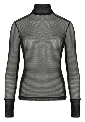 Gloria Coelho high-neck top - Black