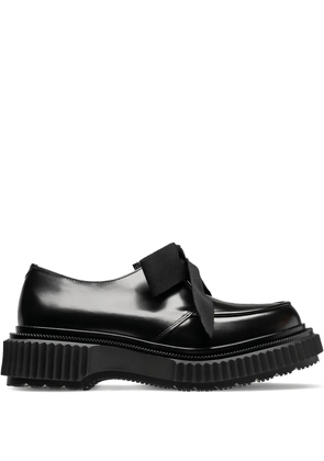 Adieu Paris ribbon platform derby shoes - Black