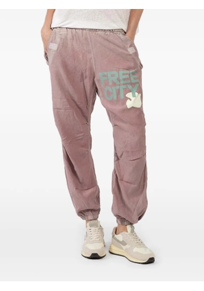 FreeCity logo-detail track pants - Purple