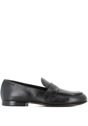 Alexander Hotto leather strap loafers - Black
