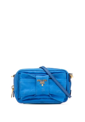 Prada Pre-Owned 2013-2025 Tessuto Fiocco Bow crossbody bag - Blue