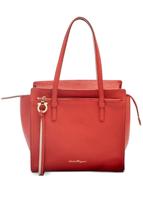 Ferragamo Pre-Owned Amy leather tote bag - Red