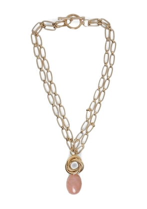 DESTREE medallion-chain necklace - Gold