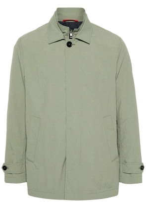 Fay layered-design jacket - Green