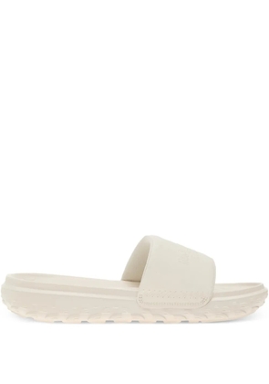The North Face Never Stop Cush embossed-logo slides - White
