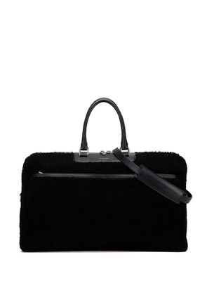 Saint Laurent Pre-Owned 2018 Shearling travel bag - Black