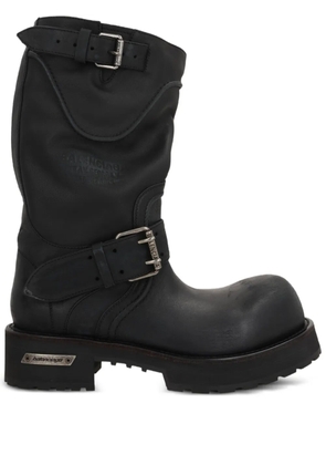 Balenciaga Venom leather boots - Black