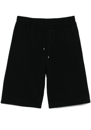 Saint Laurent cotton track shorts - Black