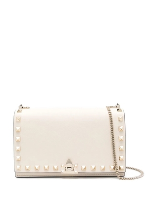 Valentino Garavani Rockstud clutch bag - White