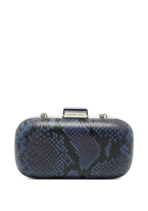 Michael Kors logo-detail clutch - Blue