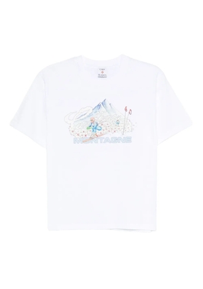 Casablanca graphic-print T-shirt - White