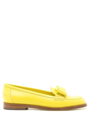 Ferragamo Viva bow loafers - Yellow