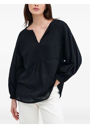 Marcella Kissena raglan-sleeve blouse - Black