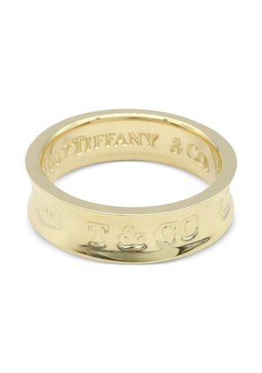 Tiffany & Co. Pre-Owned 2010s 18k yellow gold 1837® engraved ring