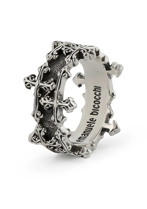 Emanuele Bicocchi Avelli double band ring - Silver
