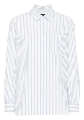 A.P.C. Sela striped shirt - Blue
